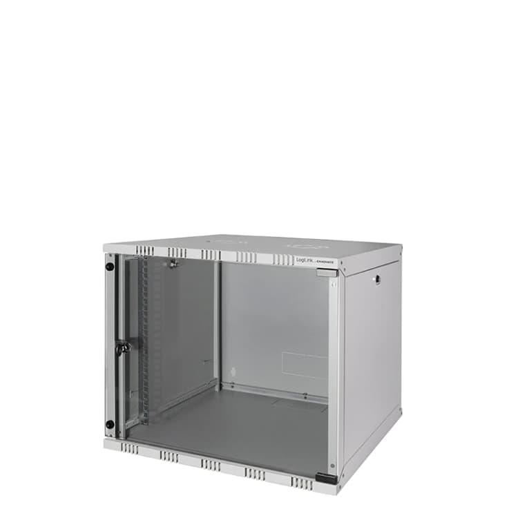 Image of LogiLink W09A54G rack cabinet 9U Wall mounted rack Grey