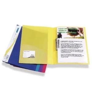 Image of Rapesco Clamp Binder A4 Assorted Pack of 10 0793