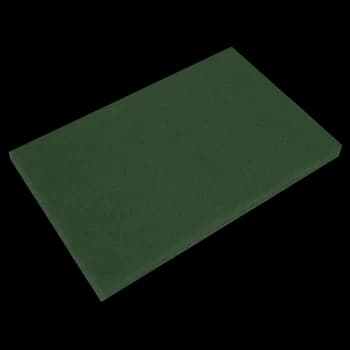 Image of Green Scrubber Pads 12 x 18 x 1" - Pack of 5