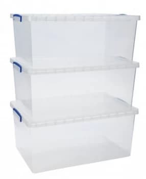 Image of Really Useful 62 Litre Nesting Boxes - Set of 3