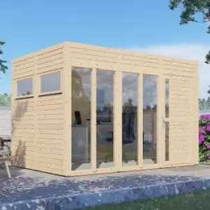 Image of Rowlinson Bertilo Cubus 3 Office in Natural Finish, Natural