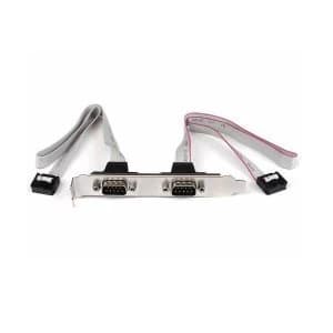 Image of 2 Port 16" DB9 Serial Port Bracket to 10 Pin Header