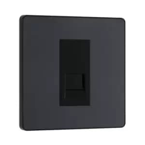 Image of BG Evolve Matt Grey Single Secondary Telephone Socket - PCDMGBTS1B