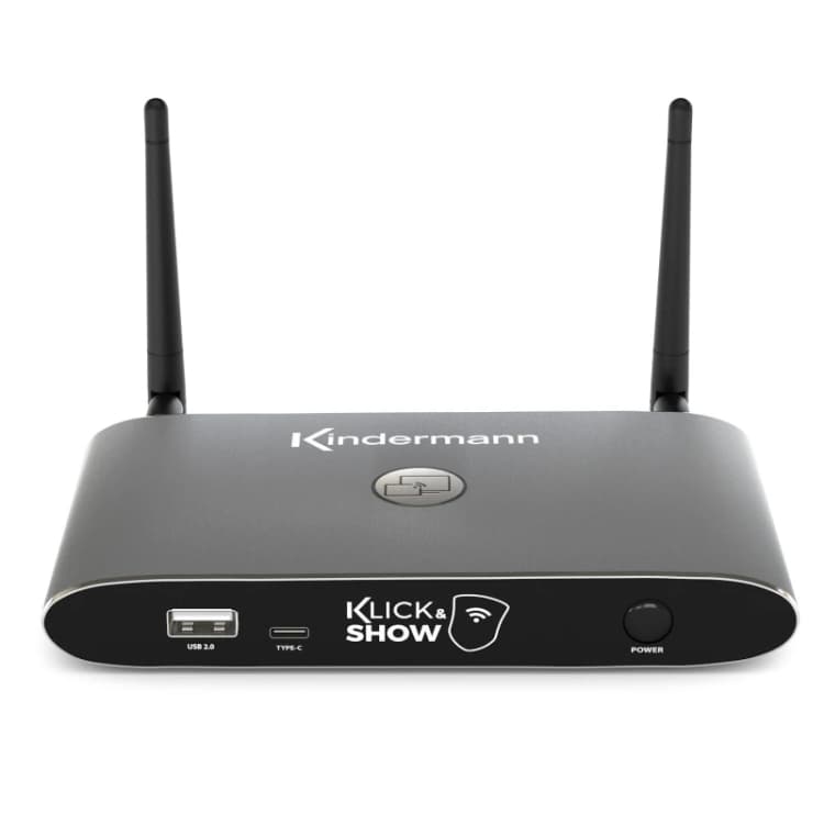Image of Kindermann Kindermann KLICK & SHOW K-40 Base Unit, Wireless Presentation System for customized transmitter add-on 7488000315