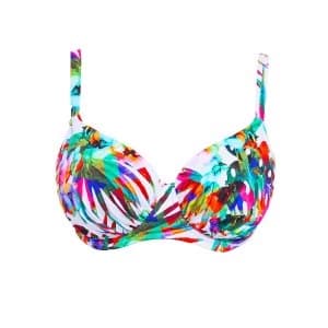Image of Fantasie Margarita island full cup bikini top Multi Coloured