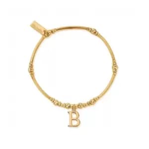Image of Gold Iconic Initial Bracelet - Letter B