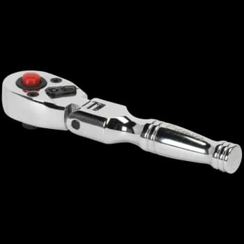 Image of Sealey 1/4" Drive Flexible Head Stubby Ratchet 1/4"