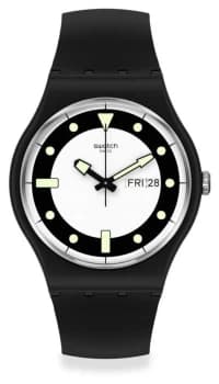 Image of Swatch NEW GENT BLA_DIV Bio-ceramic SO32B705 Watch