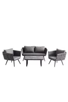 Image of 'Rattan' Outdoor Furniture Sofa Set