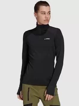 Image of Adidas 1/2 Zip Fleece - Black