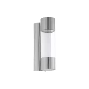 Image of IP44 Outdoor Wall Light Stainless Steel / Glass 3.7W Built in LED Porch Lamp