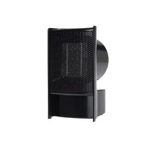 Image of Status 500w Portable Compact Mini Desk Top Fan Heater with Adjustable Thermostat & Overheat Protection