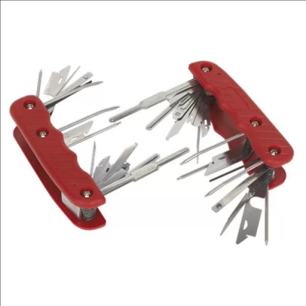 Image of Genuine SEALEY VS8048 Radio Release Key Set 36 Function