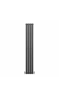 Image of Designer Flat Panel Radiators Anthracite Grey 1800mm x 280mm