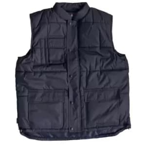 Image of Portwest Mens Classic Showerproof Bodywarmer Navy 3XL