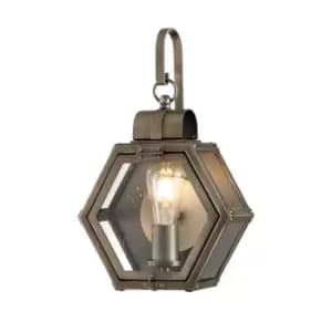 Image of Quoizel Heath Outdoor Wall Lantern Burnished Bronze, IP44