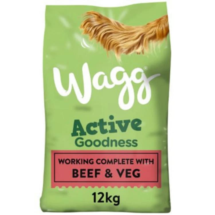 Image of Wagg Active Goodness Beef & Veg 12Kg