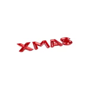 Image of Set of 4 Christmas Red Letter Snack Dishes