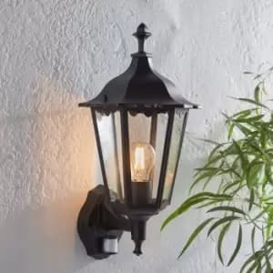 Image of Vogue Trenton Outdoor PIR Wall Light Black