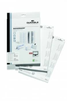 Image of Durable Badgemaker 240 Inserts 40x75mm 145302 Pack of 240