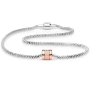 Image of Ladies Bering Steel Rose Necklace