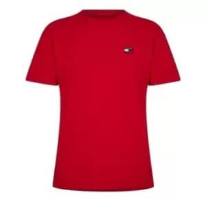 Image of Tommy Jeans Classic Tommy Small Badge T Shirt - Red