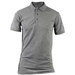 Image of Caterpillar Essentials Polo Shirt Dark Heather Grey - Small