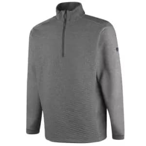 Image of ISLAND GREEN MENS TOP LAYER JACQUARD KNIT Slate Grey Medium