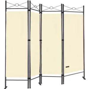 Image of Room Devider Lucca Cream 4 Panels