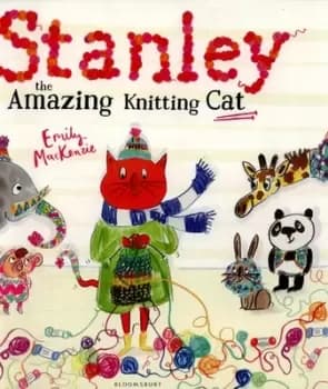 Image of Stanley the amazing knitting cat by Emily MacKenzie