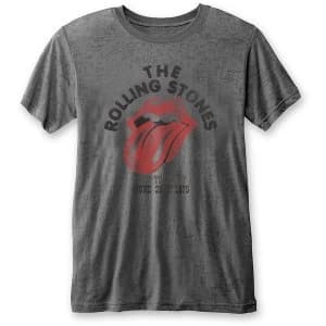 Image of The Rolling Stones - New York City 75 Unisex Large T-Shirt - Grey