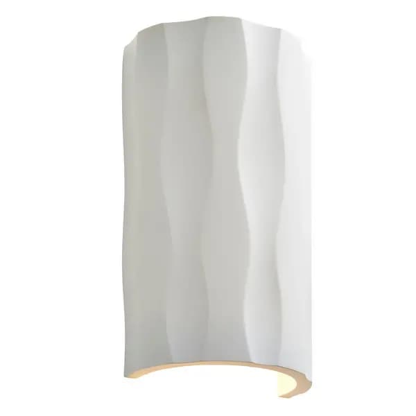 Image of Toledo 3000k LED 2 Light Plaster Wall Lamp White