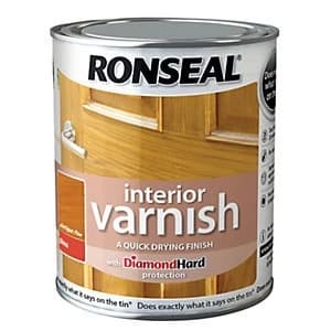 Image of Ronseal Interior Varnish - Gloss Antique Pine 750ml