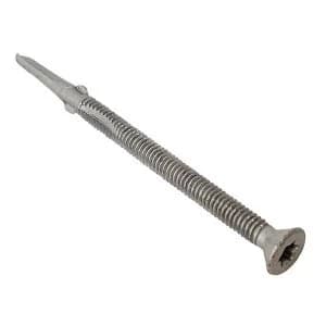 Image of ForgeFix TechFast Timber to Steel CSK/Wing Screw No. 3 Tip 5.5 x 80mm Box 100