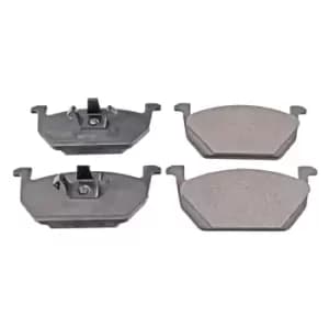 Image of Brake Pad Set ADV184224 by Blue Print front axle
