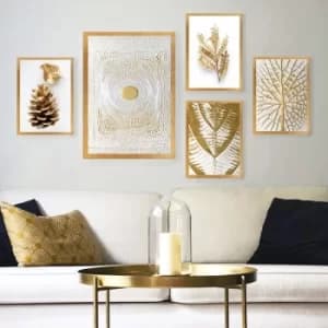 Image of SET_130 Multicolor Decorative Framed Painting (5 Pieces)
