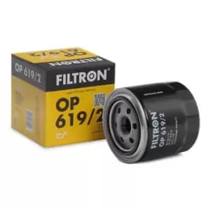 Image of FILTRON Oil filter Spin-on Filter OP 619/2 Engine oil filter TOYOTA,AVENSIS Kombi (T25),COROLLA Verso (ZER_, ZZE12_, R1_)