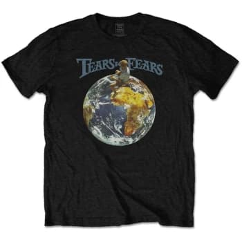 Image of Tears For Fears - World Unisex Large T-Shirt - Black