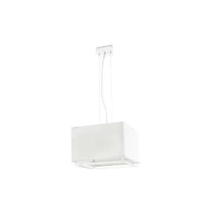 Image of Vesper 3 Light Ceiling Pendant Bar White, Beige, E27
