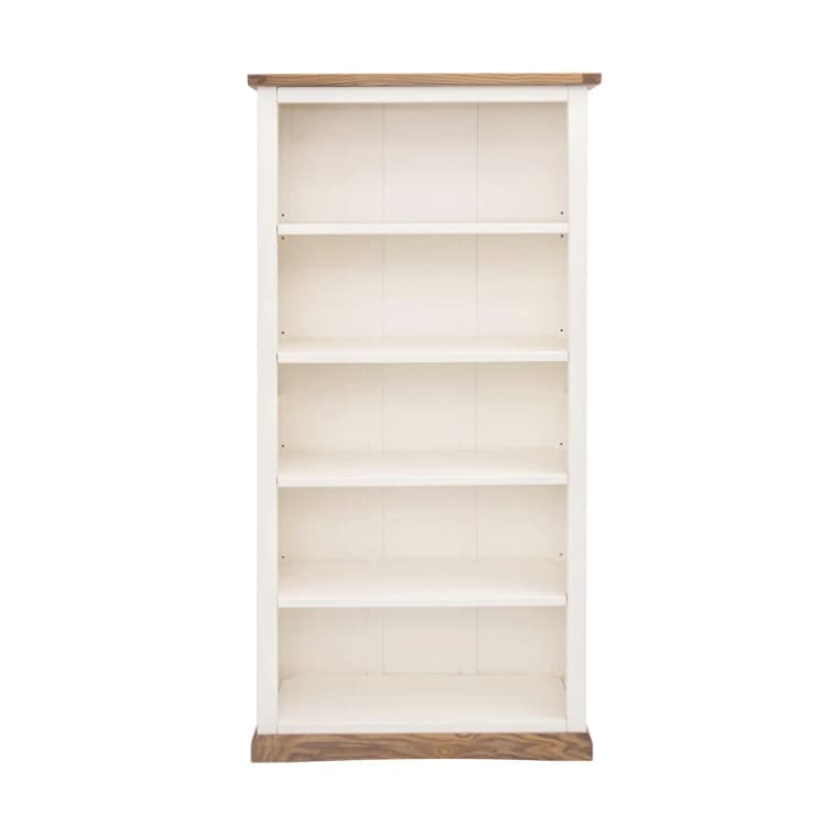 Image of Cabinet Bits Tropea Off White Bookcase 180X90X30Cm