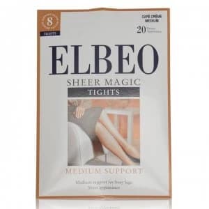 Image of Elbeo Sheer magic medium support 20 denier sheer tights - Cafe Creme