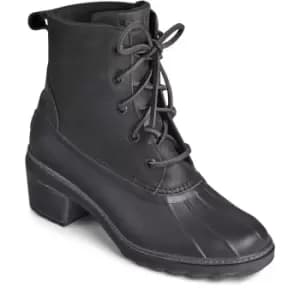 Image of Sperry Womens Saltwater Heel Leather Fashion Ankle Boots UK Size 7 (EU 40.5)