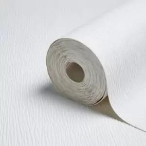 Image of Retford Anaglypta Luxury Hurstwood White Contemporary Bark Textured Wallpaper