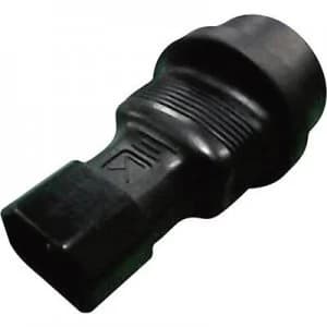 Image of Mains adapter PG connector IEC C14 plug Total number of pins 3Black