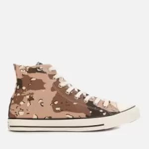 Image of Converse Mens Chuck Taylor All Star Archive Prints Hi-Top Trainers - Desert Camo - UK 10
