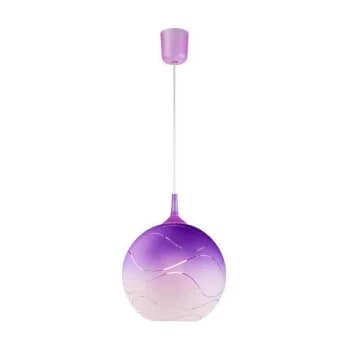 Image of Lamkur Lighting - Dome Pendants Purple, 1x E27