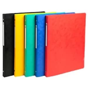 Image of Exacompta Ring Binder Mottled pressboard A4 4 ring Assorted colours Pack of 20