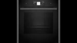 Image of Neff B64VT73G0B N90 Slide and Hide Built-In Electric Single Oven Graphite
