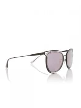 Image of Michael Kors Black Grey MK1025 Round Sunglasses Black