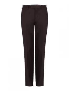Image of Ted Baker Mens Beriman Flannel Trousers Berry